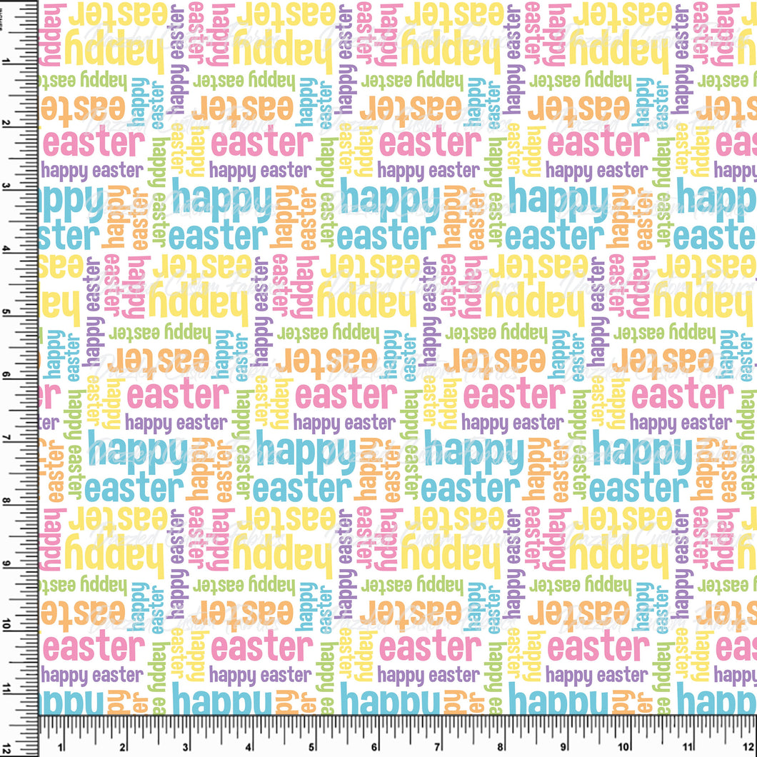Peeps & Bunnies - Multi color Happy Easter      RTS