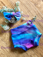 Load image into Gallery viewer, Purple Blue Neon Flow  3/4 Yard      RTS
