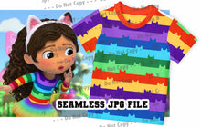 Load image into Gallery viewer, Rainbow Cat Stripe - RTS
