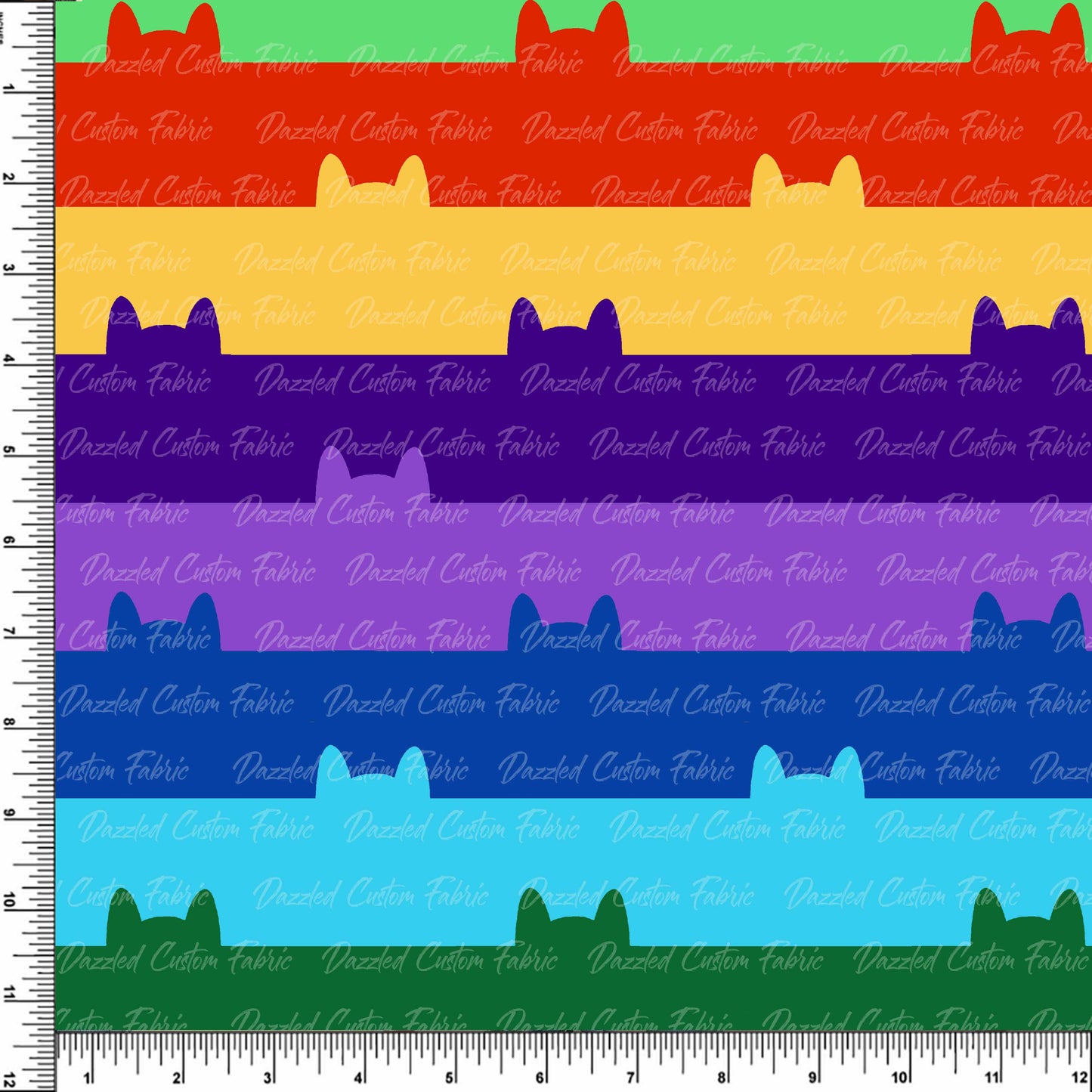 Rainbow Cat Stripe - RTS