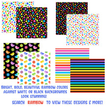 Load image into Gallery viewer, Rainbow Stripe Black   RTS
