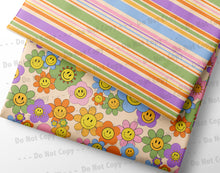 Load image into Gallery viewer, 60&#39;s Smile Floral Stripe- PRE-ORDER
